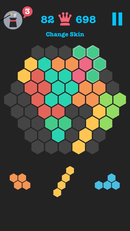 Hexagon Fit: 10/10 Hex Puzzle Game - Bricks Block Logic Grid Puzzles Word  For Brain Training by Huy Le