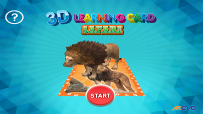 Screenshot #1 pour 3D LEARNING CARD SAFARI
