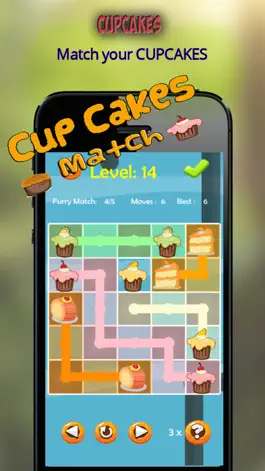 Game screenshot Cup Cakes - Free Match Maker Puzzle Catch Game apk