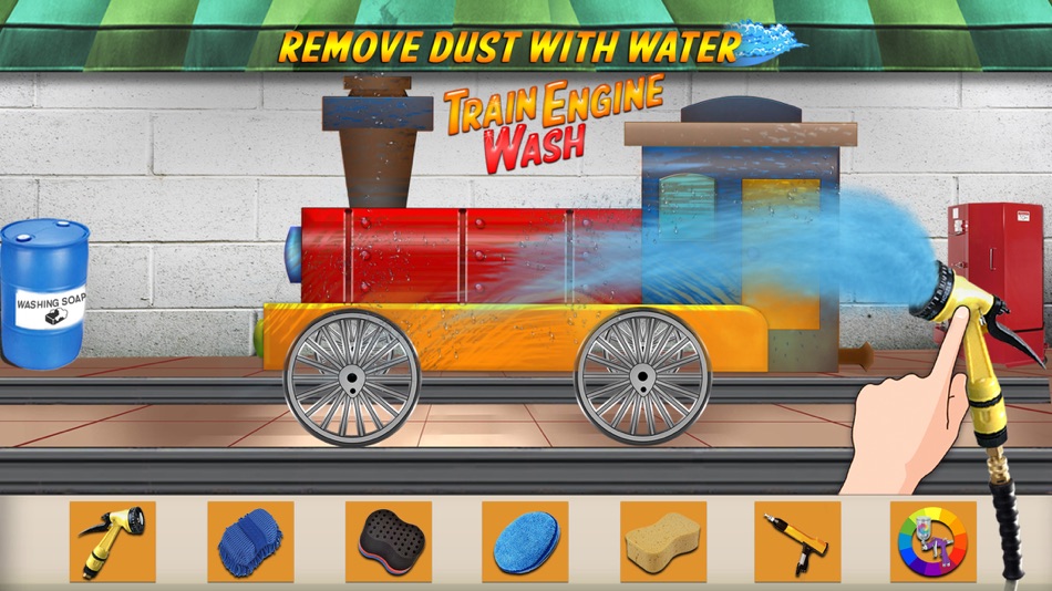 #2. Train Engine Wash : Toddler Train Sim (iOS) 由: Atif Mumtaz