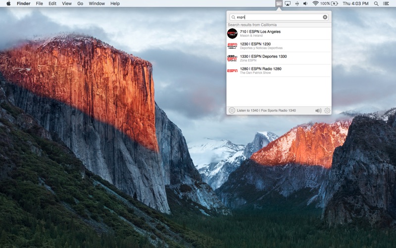 App screenshot