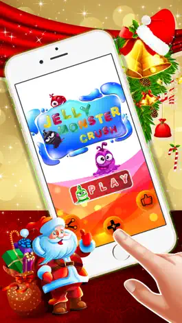 Game screenshot Jelly Monster Crush : - An addicting match 3 fun game of jellies for Christmas joy ! mod apk