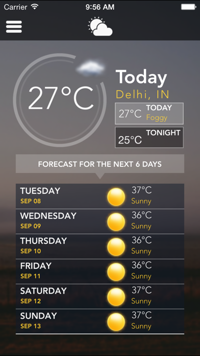 Screenshot #1 pour Weather - Daily Local City Weather Forecast & Updates