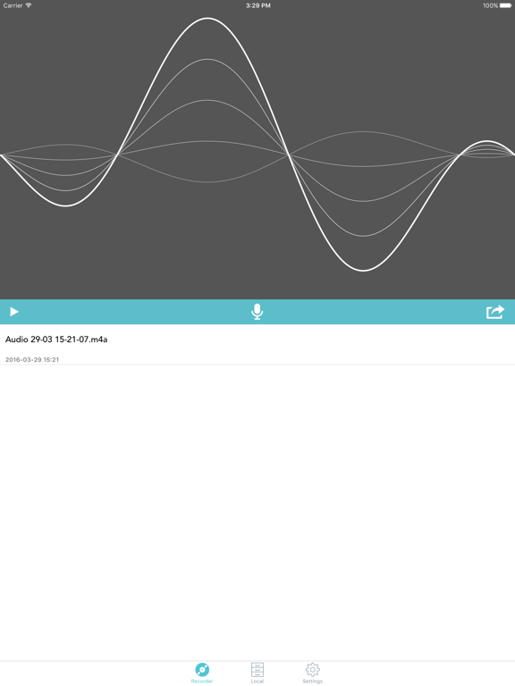 Screenshot #4 pour Voice Recorder Free - Record Audio Memos, Sound Recording & Records Playback