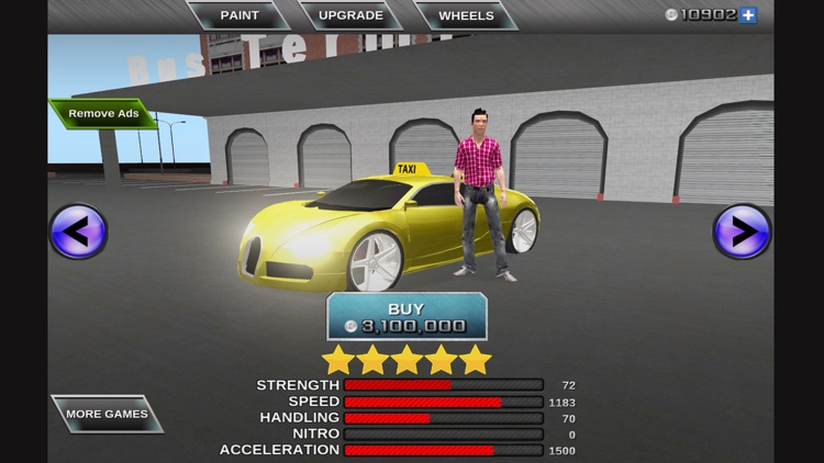 3d City Taxi Driving Mania