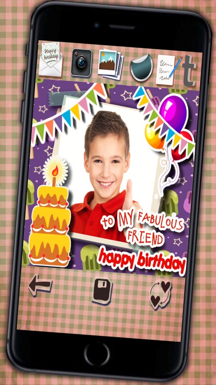Create happy birthday greetings