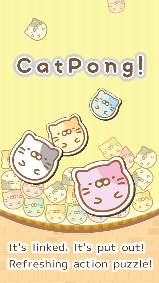 #1. Cat Pong ! (iOS) 由: naoji kawaguchi