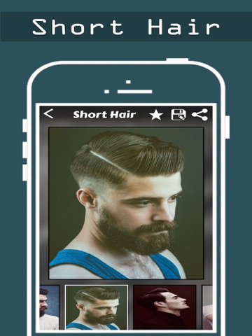 Screenshot #6 pour Men Hairstyle - Hair ideas Spiky Hair and Mohawk Hair Catalog Models