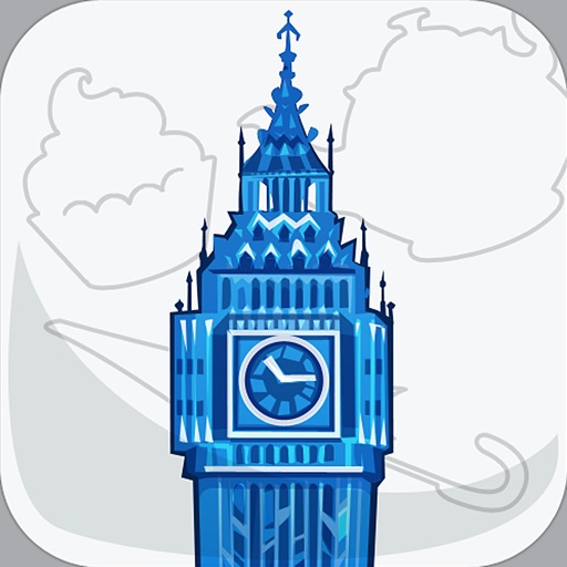 London, London guide with Offline city and tube map icon