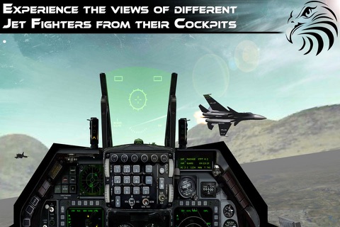 Jet Fighter Dogfight Chase - Hybrid Flight Simulation and Action game 2016 screenshot 3