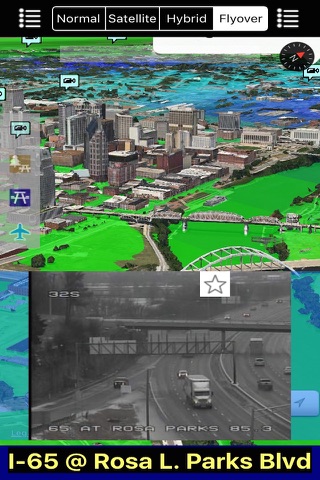 Tennessee NOAA Radar with Traffic Cameras 3D screenshot 4