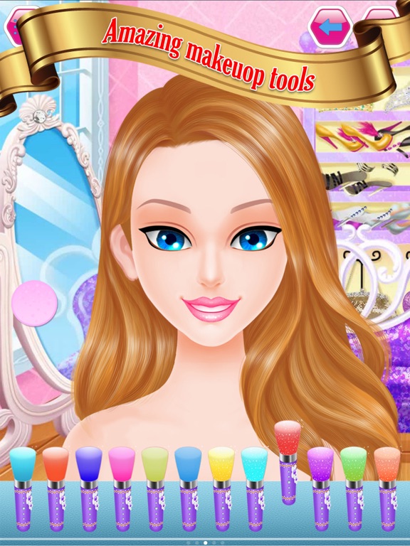Screenshot #6 pour Princess wedding makeover salon : amazing spa, makeup and dress up free games for girls