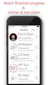Bracket - Tournament Builder for Sports screenshot