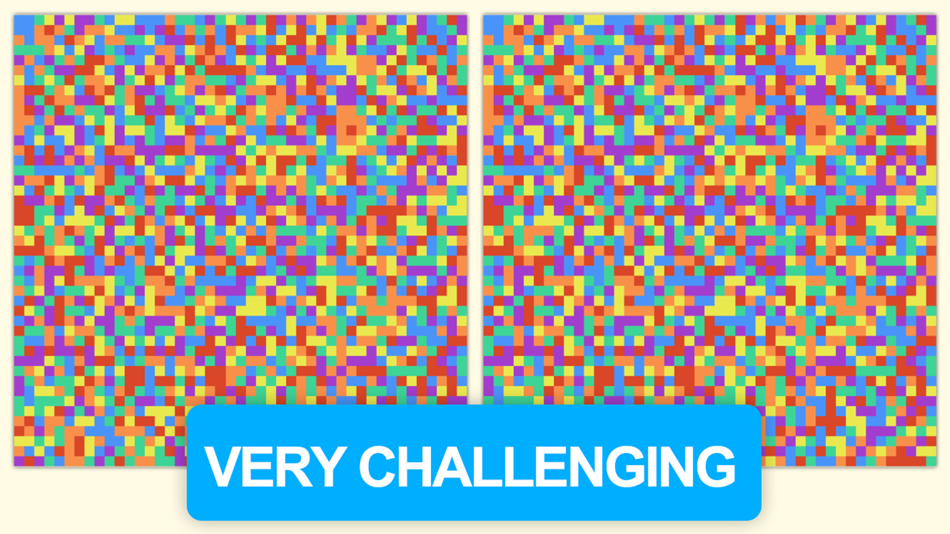 #4. Impossible Pixels Spotter ~ An awesome and addicting & amazing popular brain challenge find all the color differences game (iOS) 由: 光耀 宁