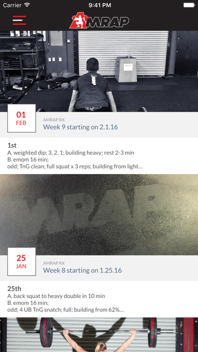 Screenshot #1 pour Amrap