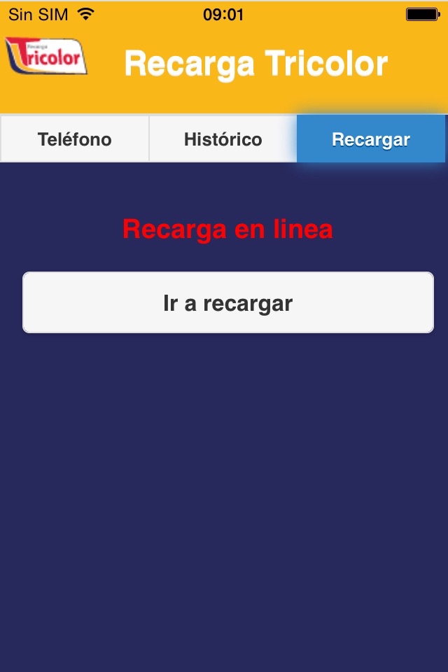 Recarga Tricolor screenshot 3