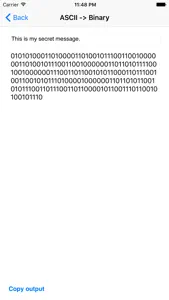 Base-2 Converter screenshot #3 for iPhone
