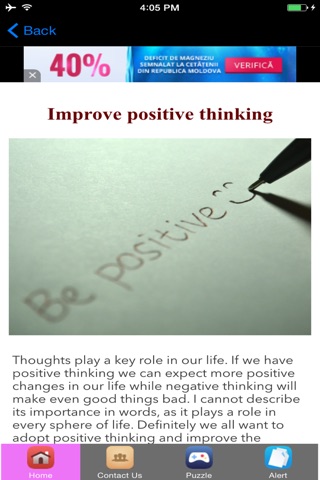 Think positive and Stay positive screenshot 3
