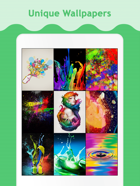 Screenshot #4 pour Color Splash Wallpapers for iPad