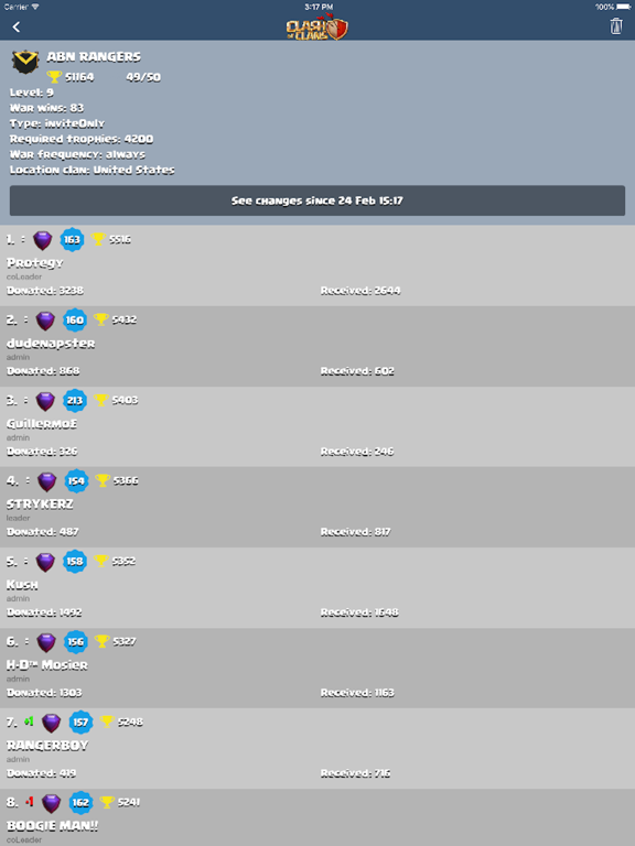 Screenshot #5 pour Manage your Clan - Clash it