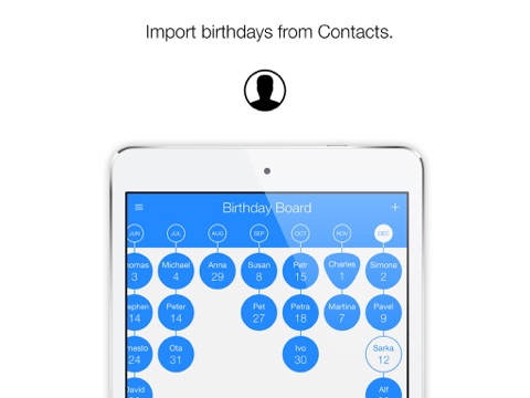 Screenshot #5 pour Birthday Board Free – Calendrier d’Anniversaires & rappel pour Facebook