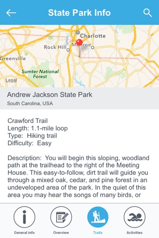 South Carolina State Parks & National Parks screenshot 3