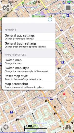 Screenshot von Vectorial Map Lite auf dem iPhone 4