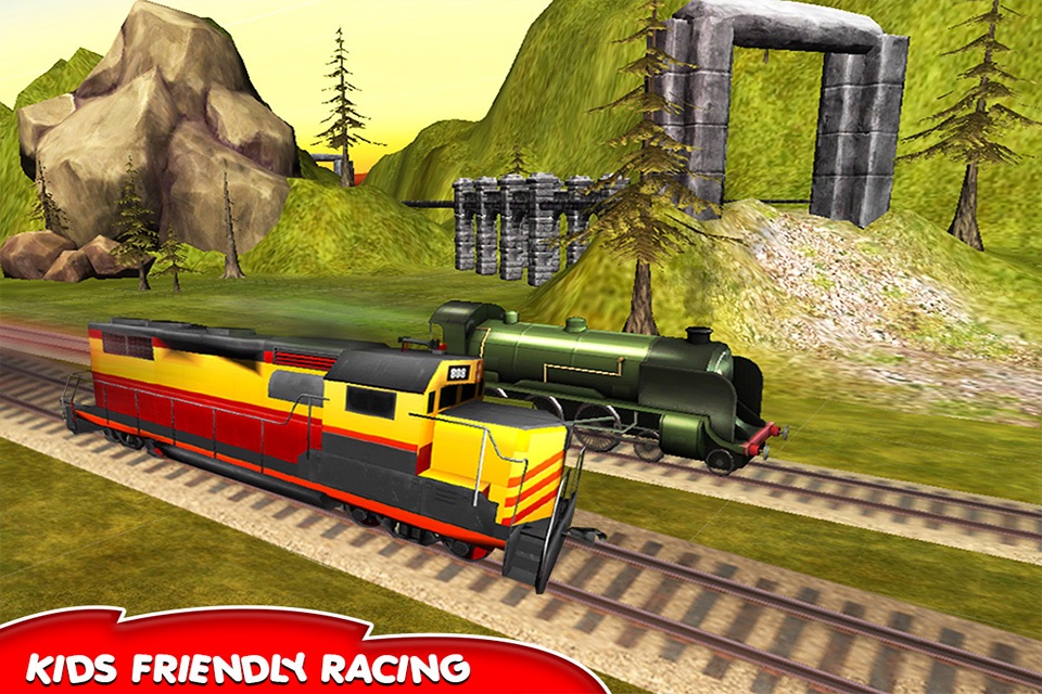 Kids Train Racing: Race Train Engine With Friends screenshot 3