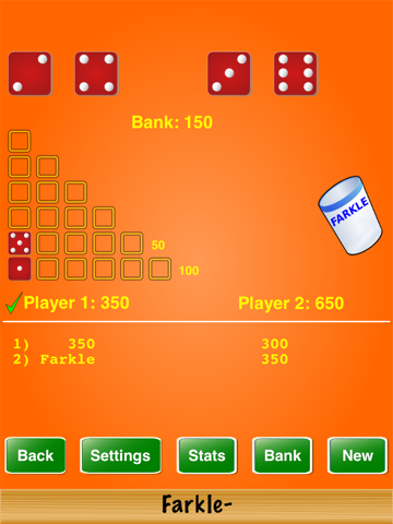 Screenshot #2 for Farkle-