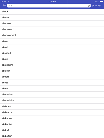 English Malay Dictionary - náhled