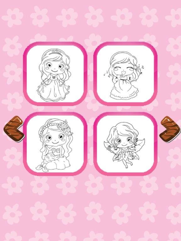 Girl Coloring Book Free For Toddler And Kids! iPad screenshot