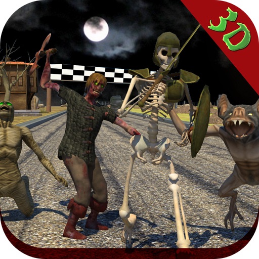 Monsters Racing Battle 3D iOS App