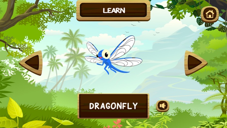 Insect Vocabulary Words English Language Learning Game for Kids ,Toddlers and Preschoolers
