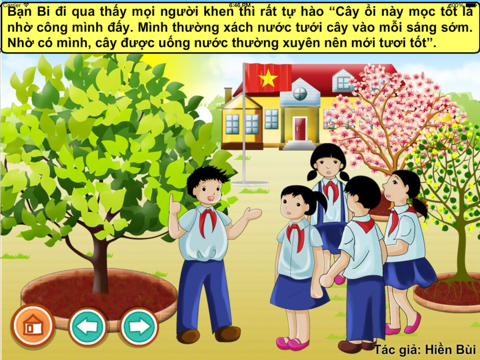 Screenshot #5 pour Ba bạn nhỏ trồng cây (Truyện thiếu nhi từ tác giả Hiền Bùi)