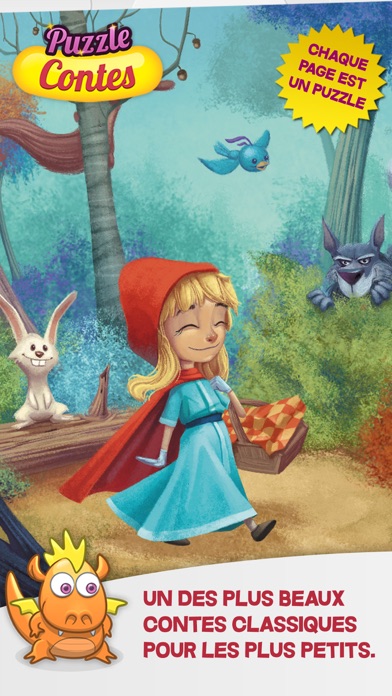 Screenshot #1 pour Petit Chaperon Rouge Puzzle Conte