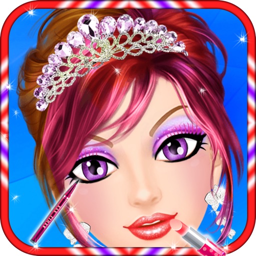Pink Beauty Princess Makeover Icon