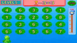 Game screenshot Easy learning subtraction - Smart frog kids math mod apk