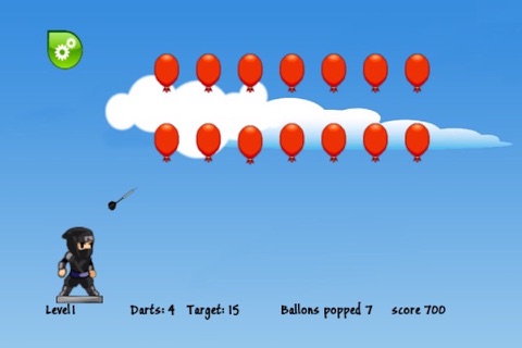 Ninja Balloon - Slingshot screenshot 2