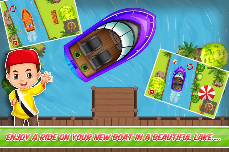 Boat Simulator & Factory Shop Kids Games screenshot 4