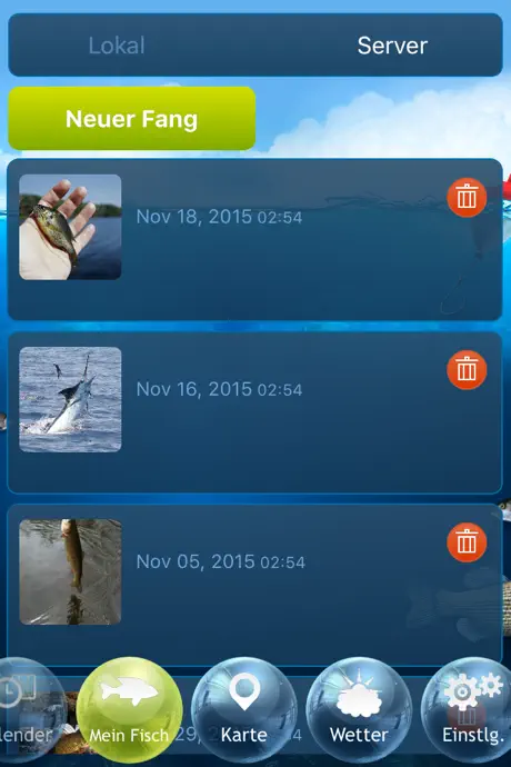 Angeln Deluxe - Beste Fangzeit Kalender