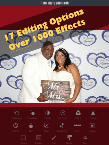 THINK Photo Booth Fun iPad screenshot 4 - Photo & Video app