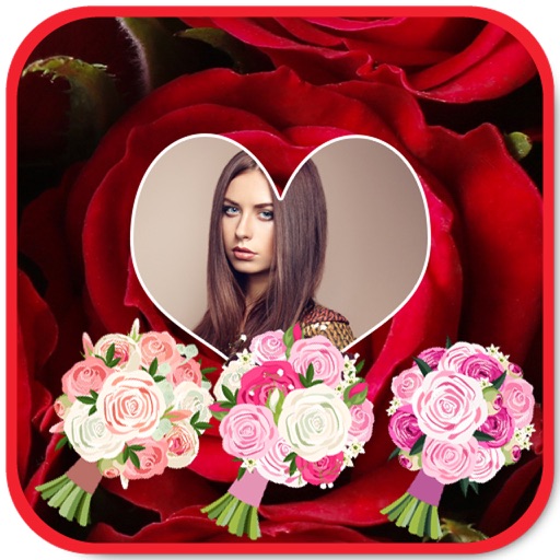 Rose Photo Frame by Imbesat Adnan MetiCode