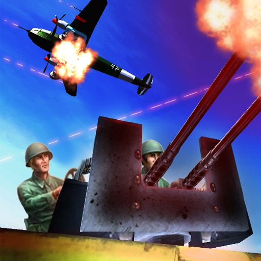 WWII Base Defense 3D - Historical World War 2 Anti Tank and Aircraft Gunner Simulator Game PRO icon