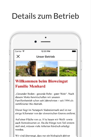 Bioweingut Menhard screenshot 2