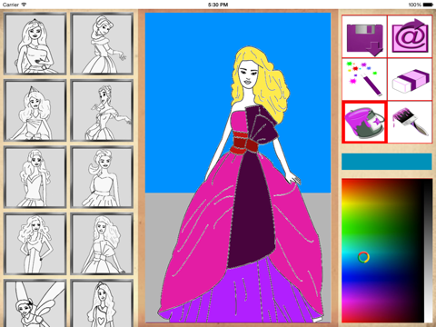 Screenshot #6 pour Jeu de coloriage livre - Princess mignon