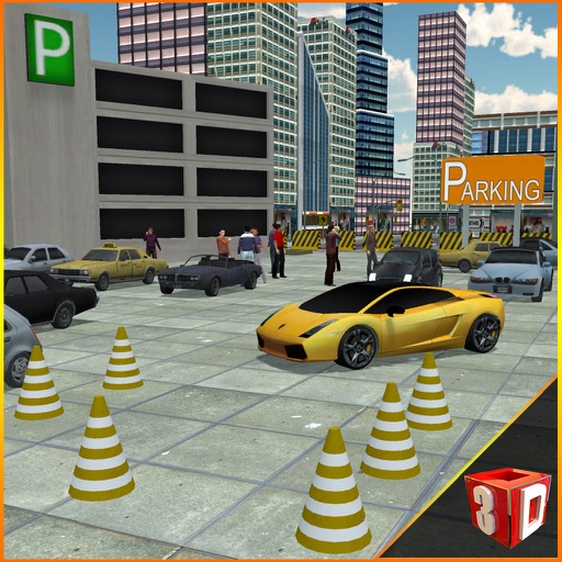 Shopping Mall Car Parking – Drive & park vehicle in this driver simulator game icon