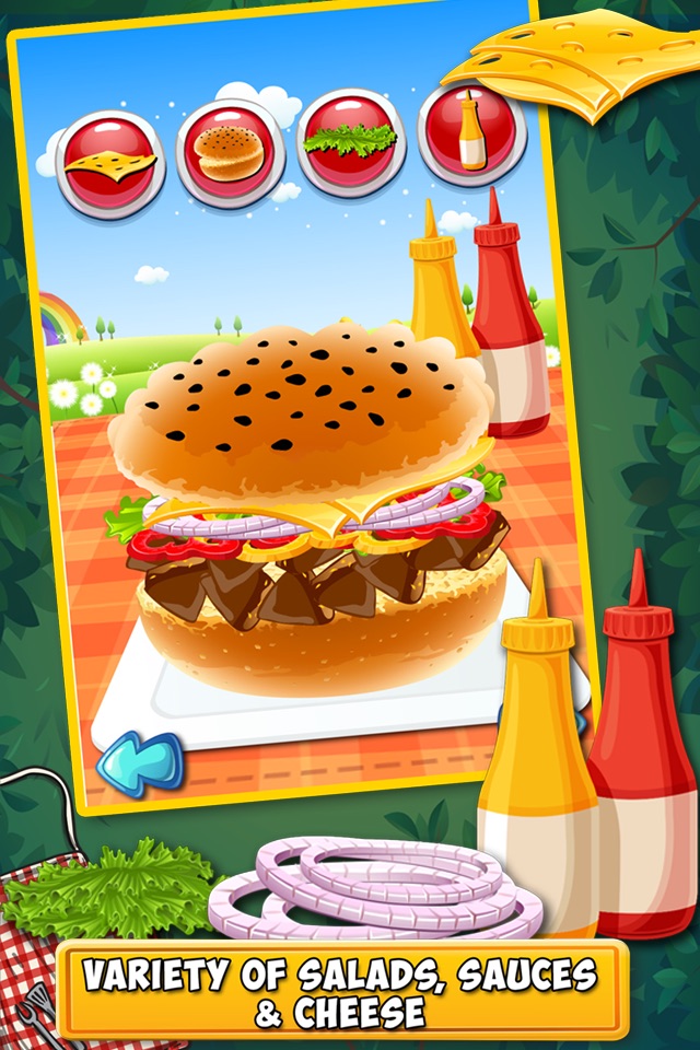 Burger Maker-Free Fast Food Cooking and Restaurant Manager Game for Kids,Boys & Girls screenshot 4