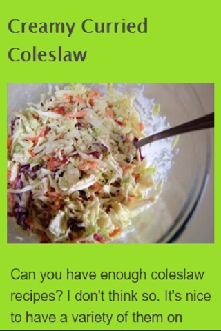 Coleslaw Recipes screenshot 3