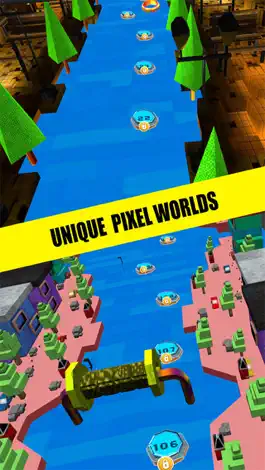 Game screenshot Pixel Run Blocky 3D. Endless Running on Block War Roads Challenge hack