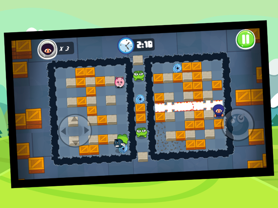 Ninja Boy Adventures - Bomberman edition iPad app afbeelding 5